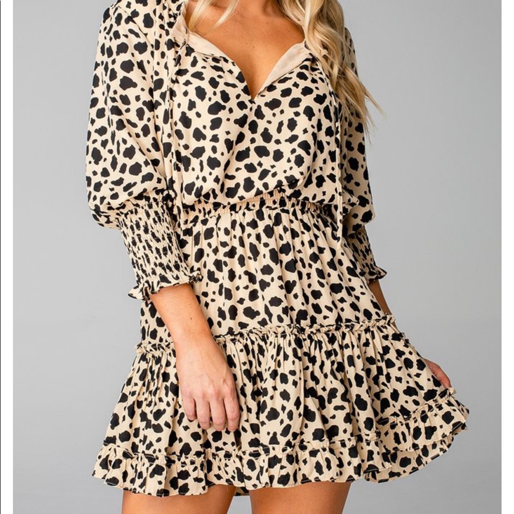 Buddy Love Animal Print Dress